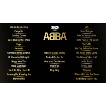 ABBA PS5 LET'S SING - aż do 8 graczy - w zestawie 2 mikrofony